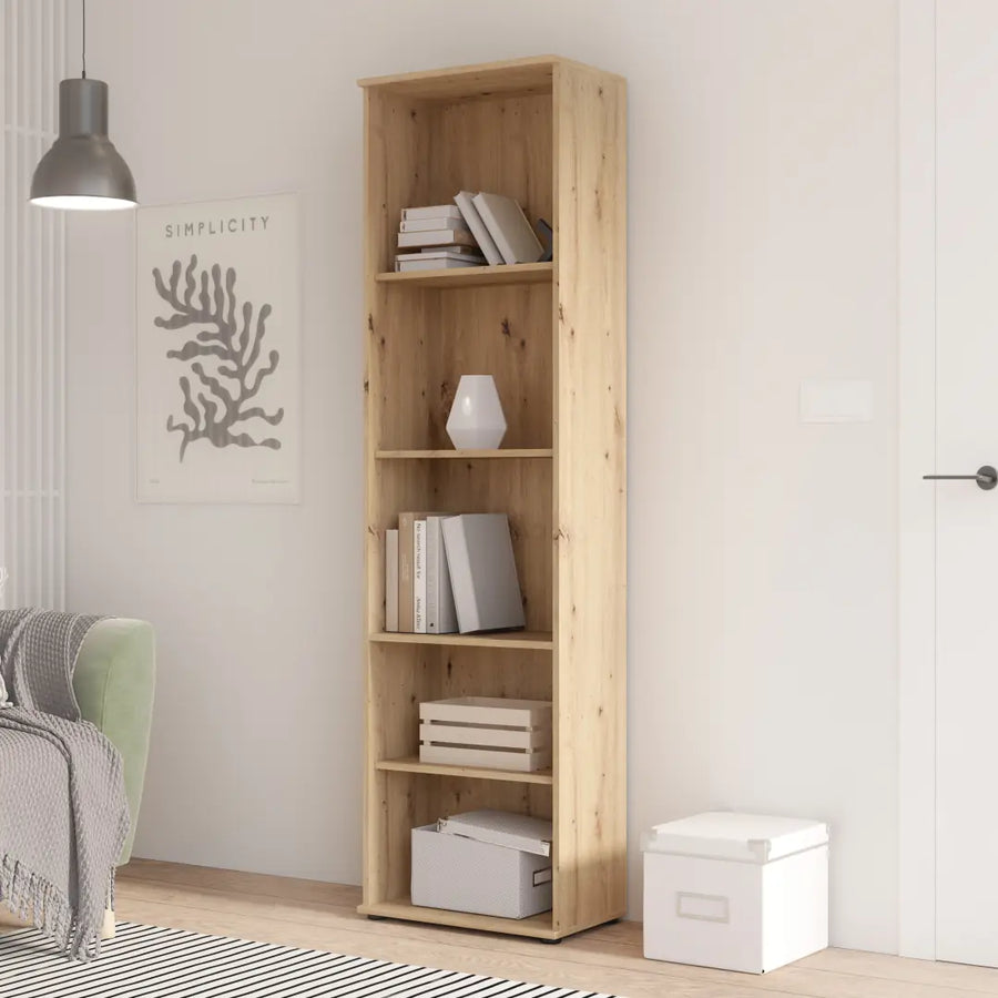 Niko Bookcase 50cm in Oak Artisan
