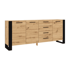 Nuka Sideboard Cabinet 197cm [Drawers]