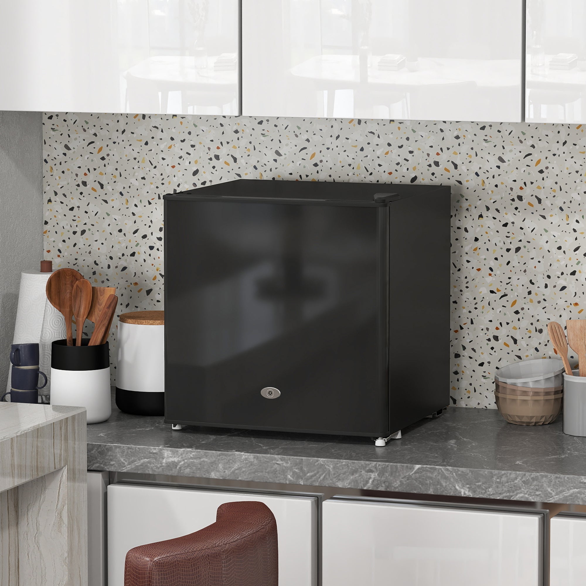 HOMCOM 35L Mini Freezer, -24√¢‚Äû∆í to -14√¢‚Äû∆í Temperature - Black