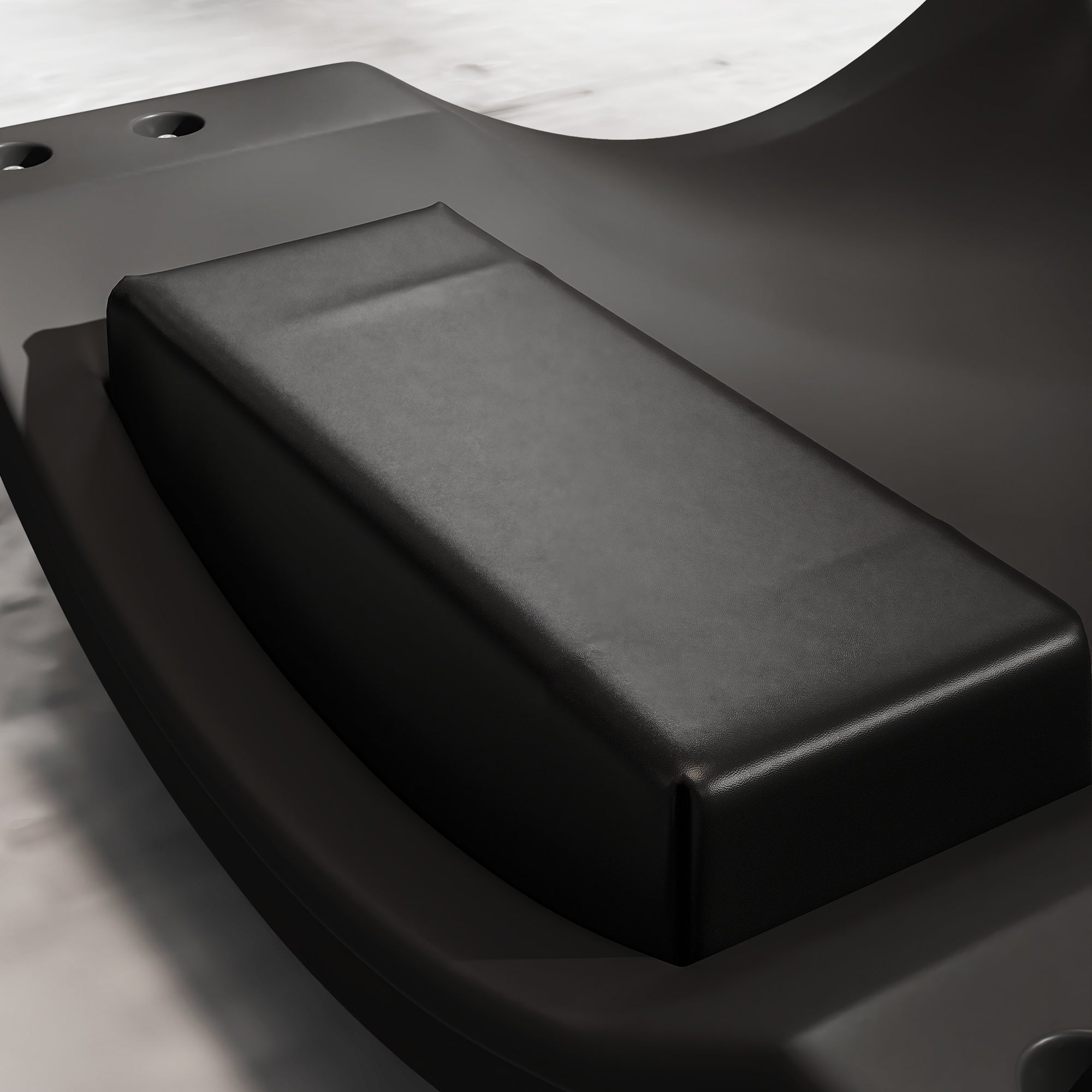 DURHAND Mechanic Vehicle Creeper, Under-Car Rolling Crawler Board, with Headrest, Wheels, Black