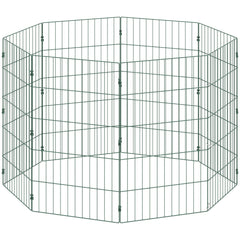 PawHut 8 Panel Pet Playpen for Medium Dogs Indoor Outdoor 80 cm Height