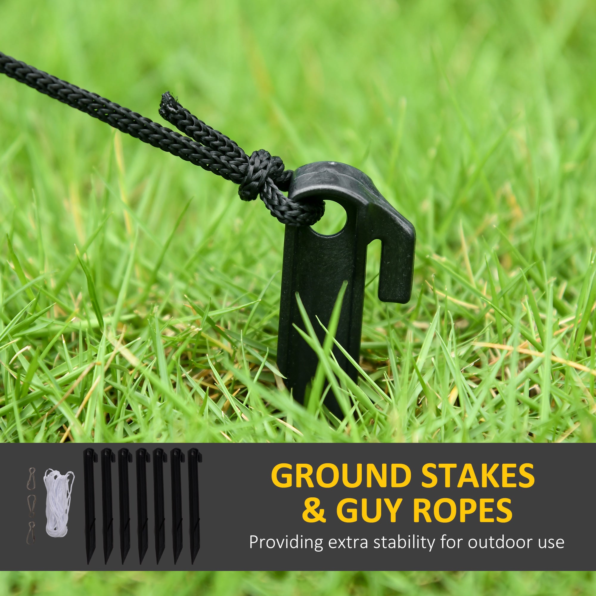 Outsunny 11.8ft Scary Inflatable Ghost Halloween Decoration, with Accessories