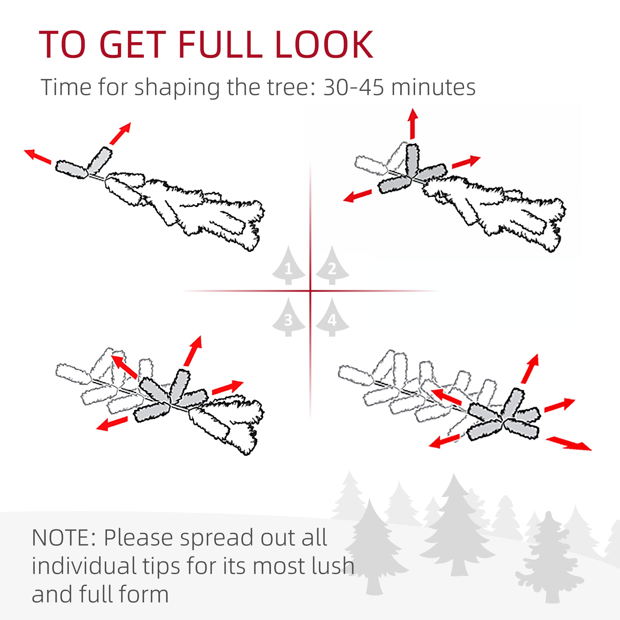 HOMCOM 6ft Artificial Christmas Tree, with Purple Decorations and Lights