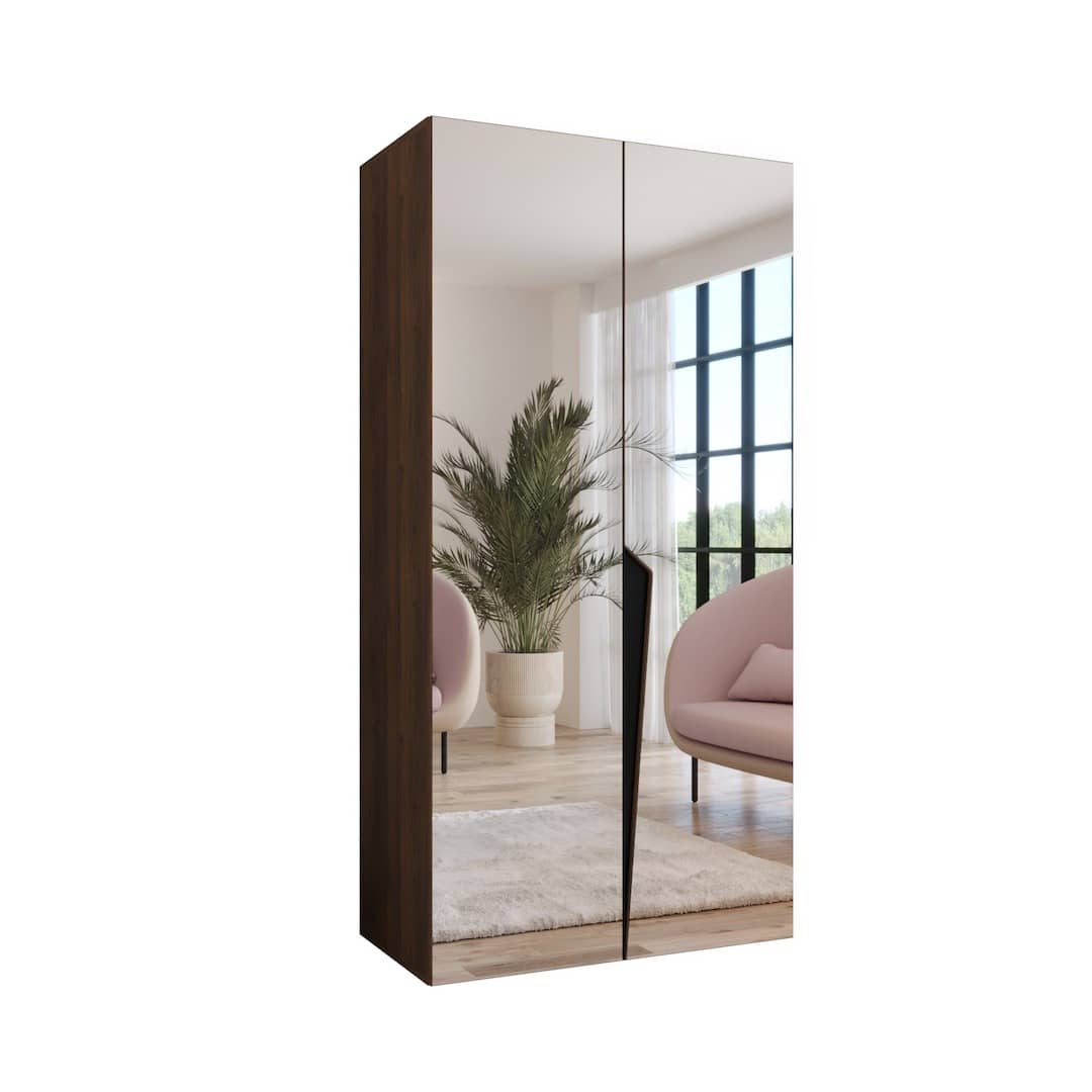 Piano III Hinged Door Wardrobe 100cm