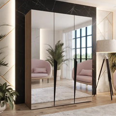Piano III Hinged Door Wardrobe 150cm - product image 8
