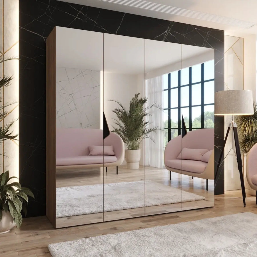 Sandi III Hinged Door Wardrobe 200cm