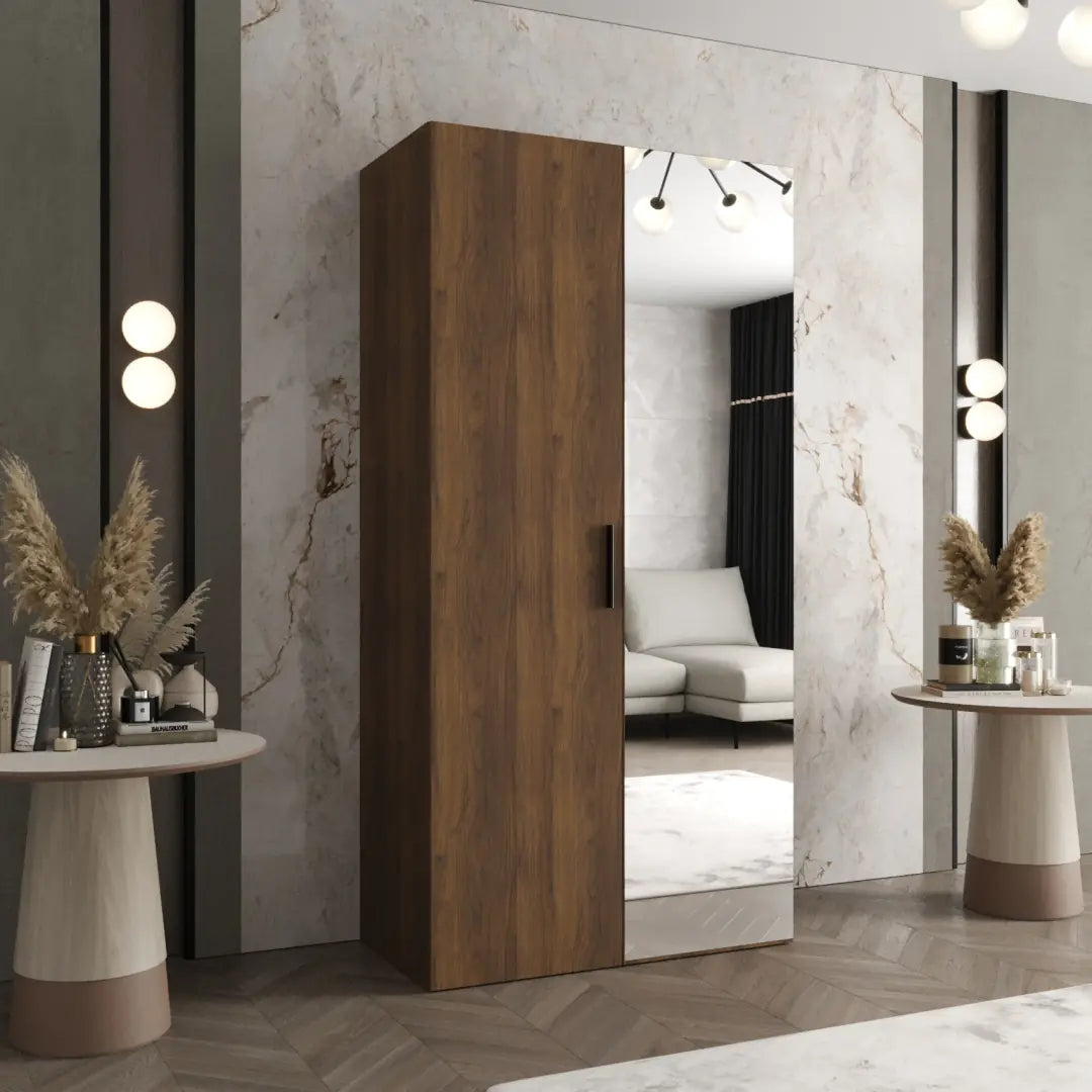 Bari II Hinged Door Wardrobe 100cm