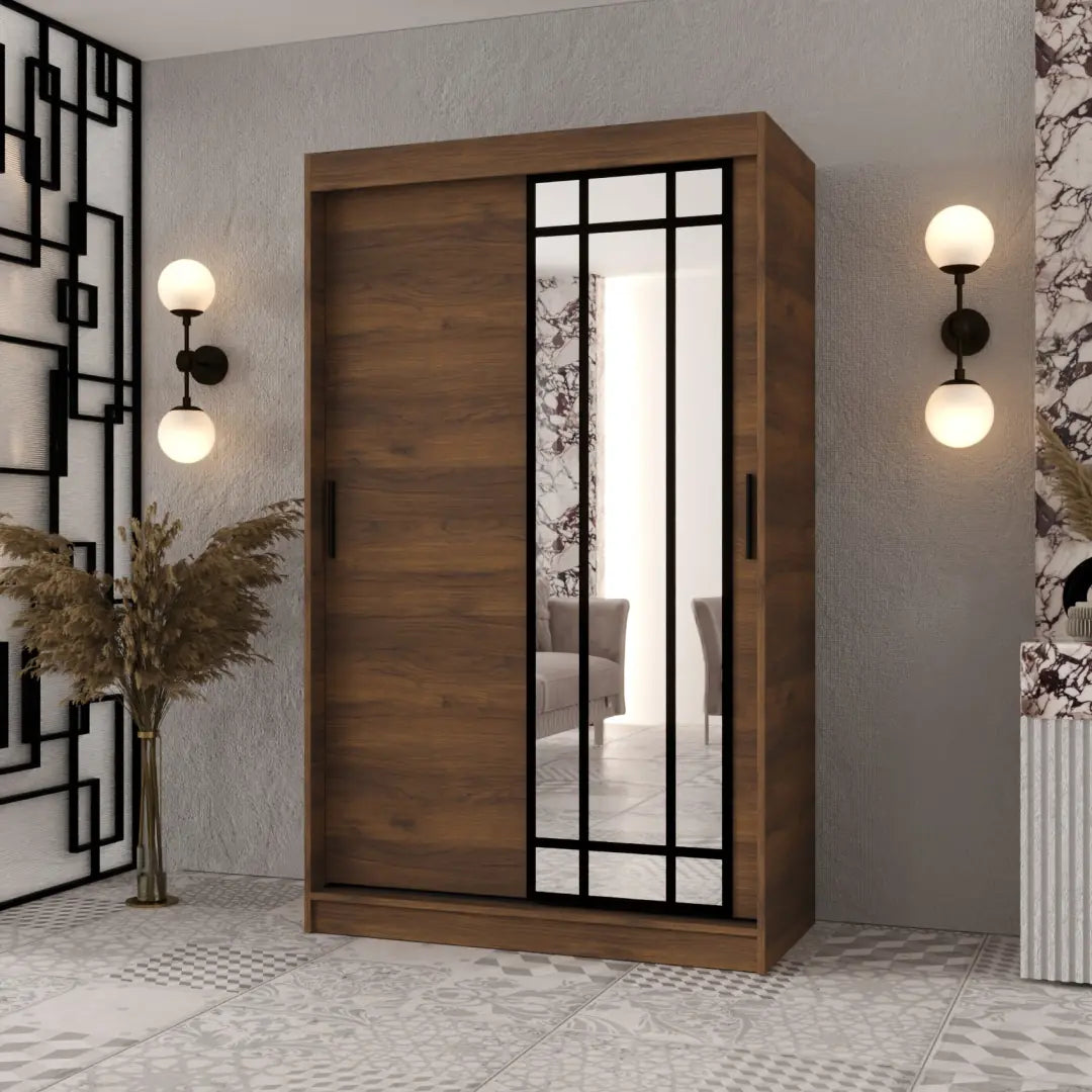 Almeria Sliding Door Wardrobe 120cm