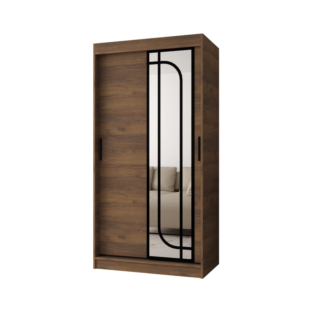 Alabama Sliding Door Wardrobe 100cm