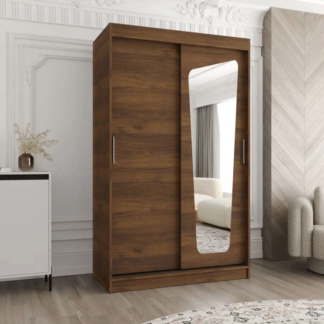 Moka Sliding Door Wardrobe 120cm