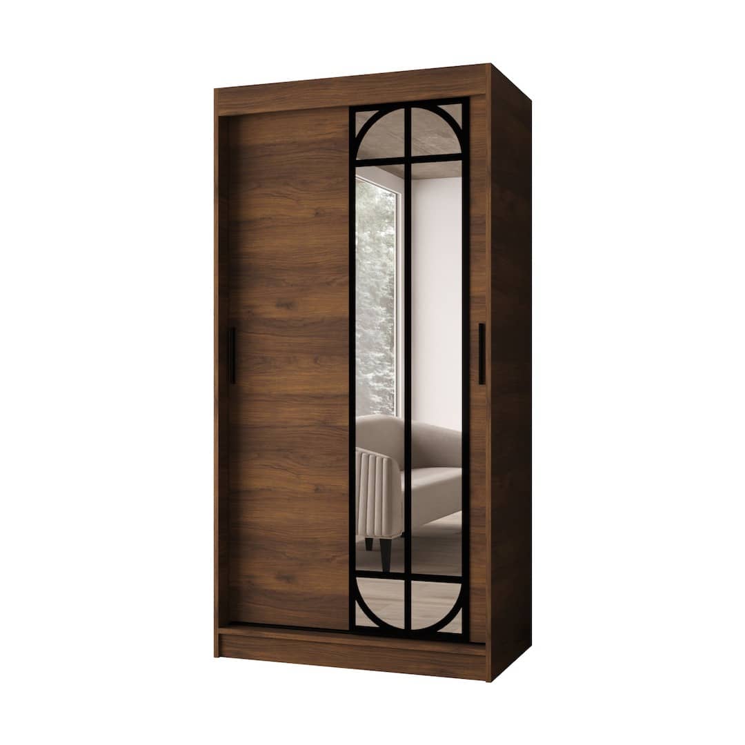 Lugo Sliding Door Wardrobe 100cm