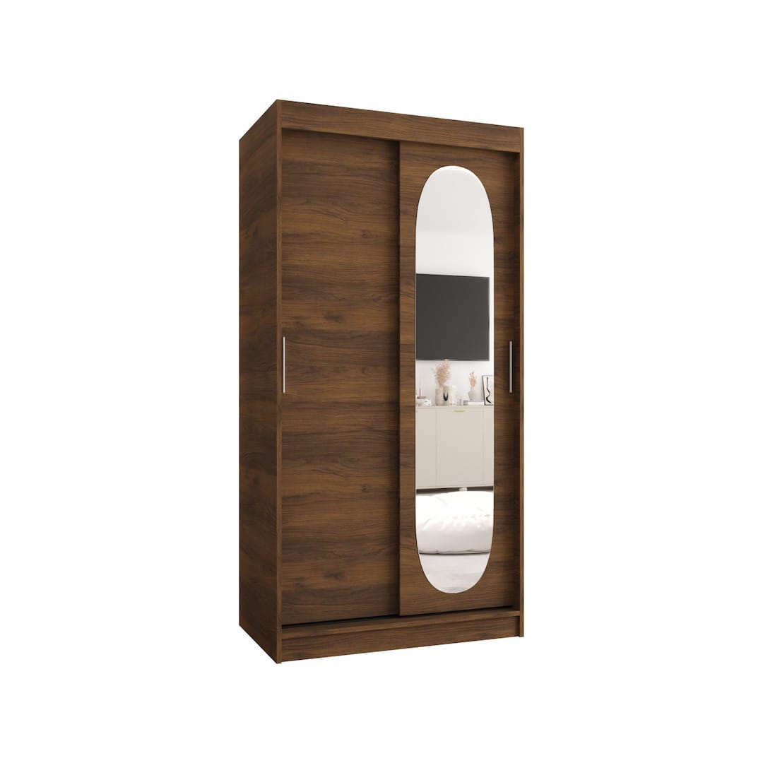 Royal Sliding Door Wardrobe 100cm