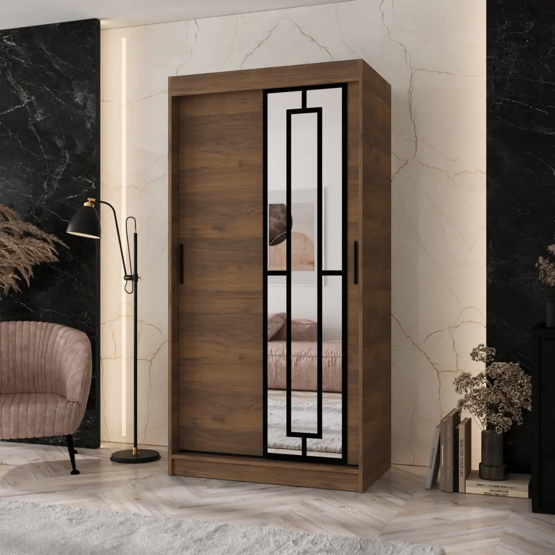 Modena Sliding Door Wardrobe 100cm