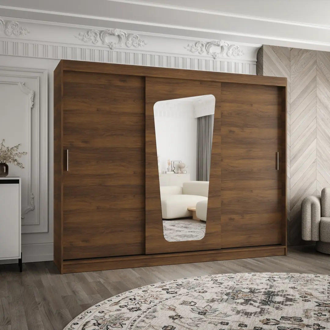 Moka Sliding Door Wardrobe 250cm