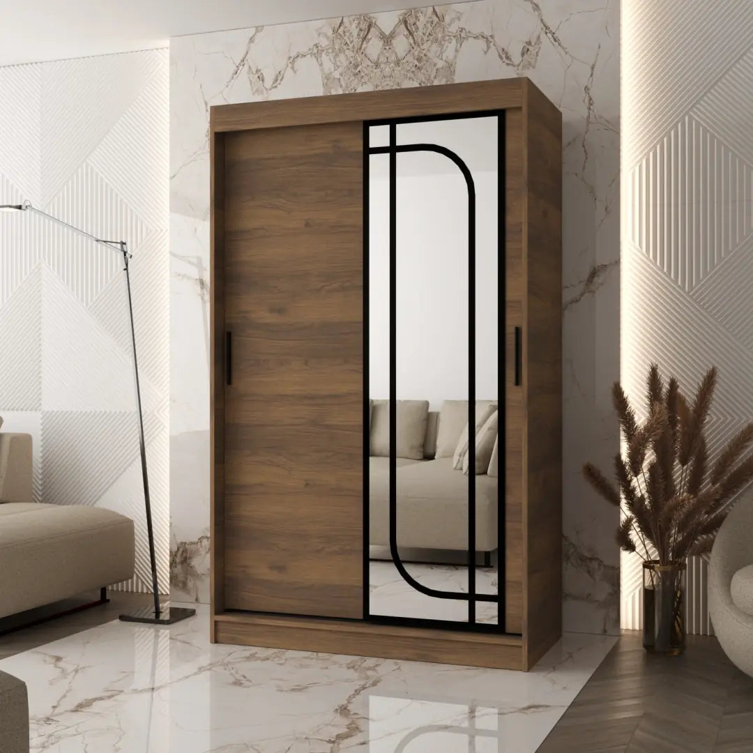 Alabama Sliding Door Wardrobe 120cm