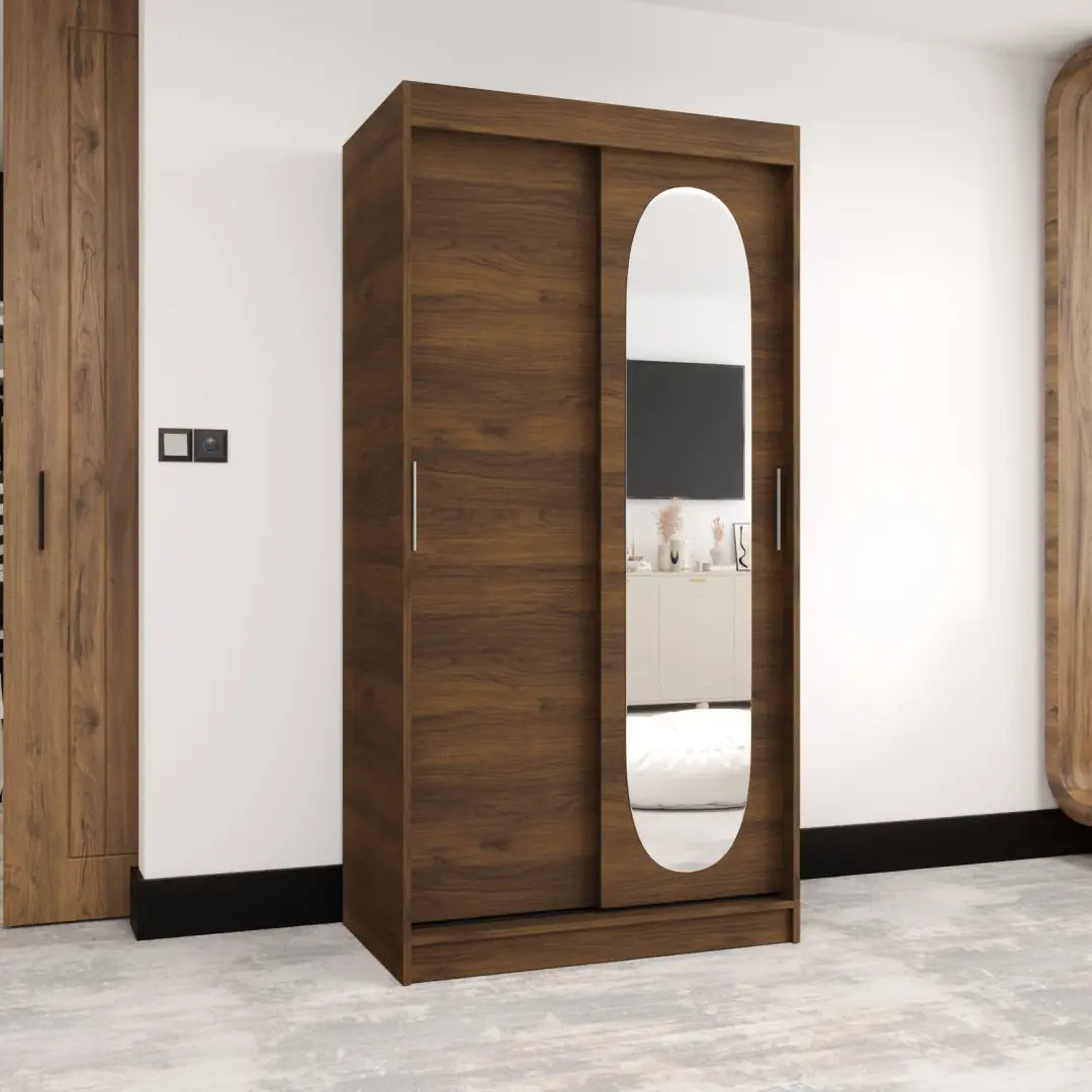 Royal Sliding Door Wardrobe 100cm