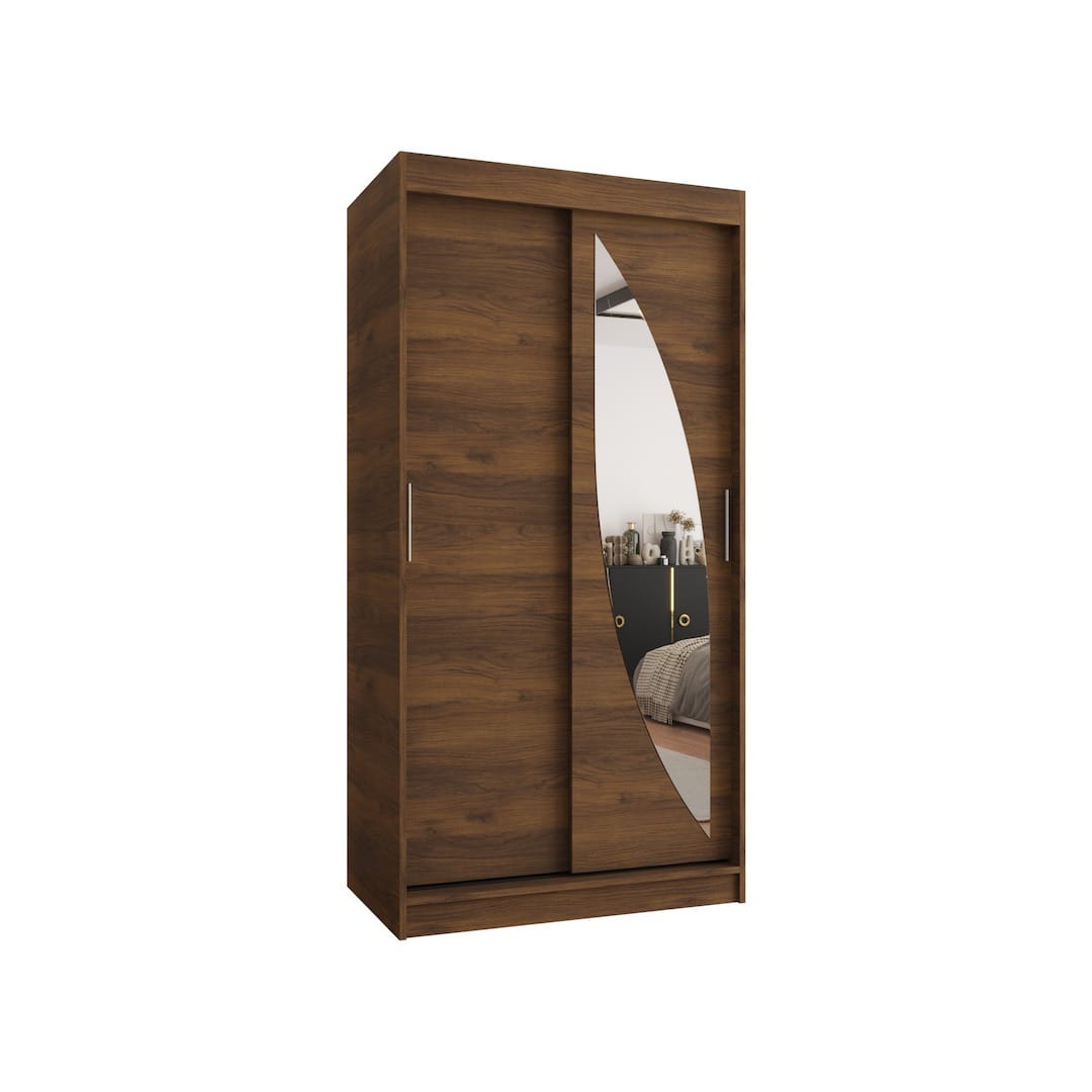 Milo Sliding Door Wardrobe 100cm