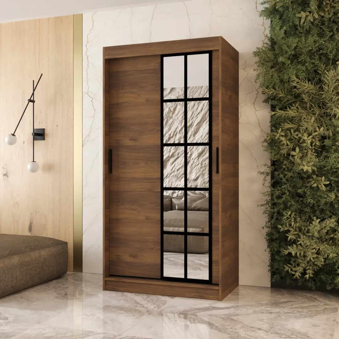 Orlando Sliding Door Wardrobe 100cm