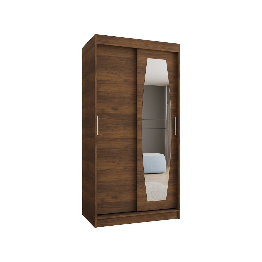 Rossa Sliding Door Wardrobe 100cm