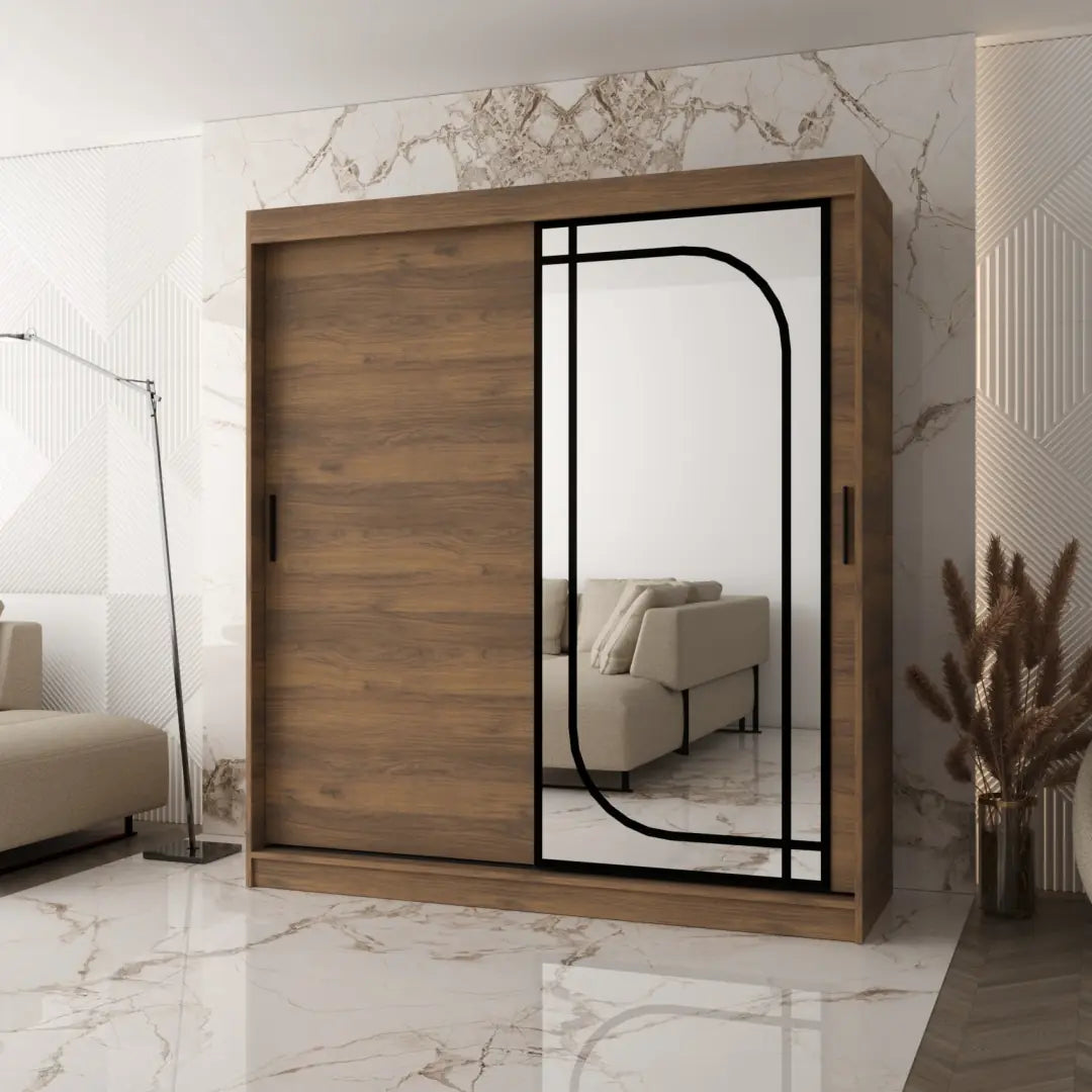 Alabama Sliding Door Wardrobe 180cm