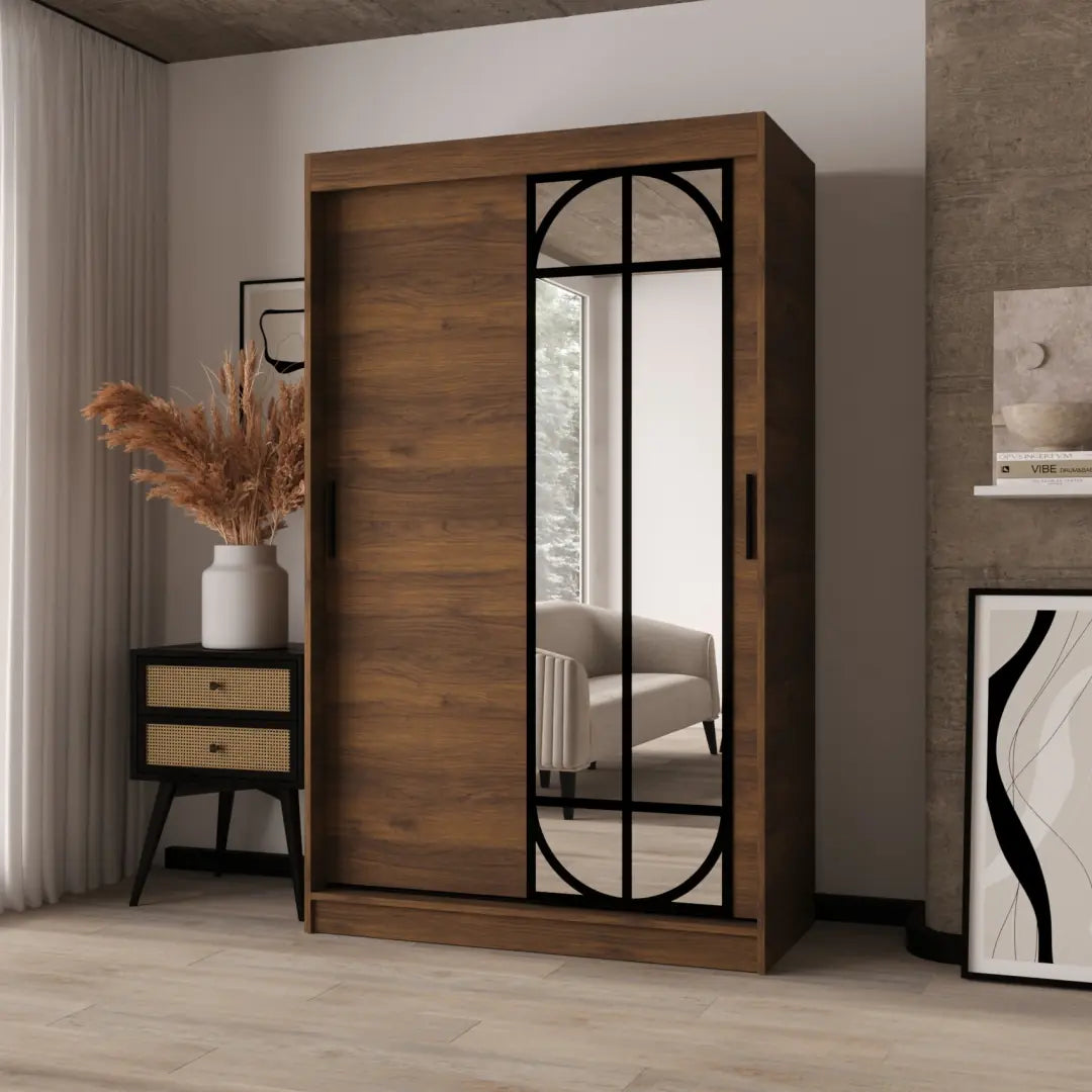 Lugo Sliding Door Wardrobe 120cm