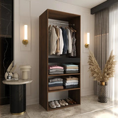 Tempo Hinged Door Wardrobe 80cm
