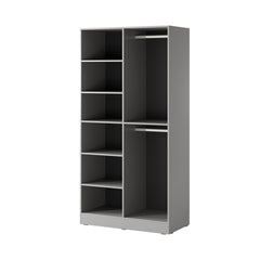 Lund Hinged Door Wardrobe 101cm [Flutes]
