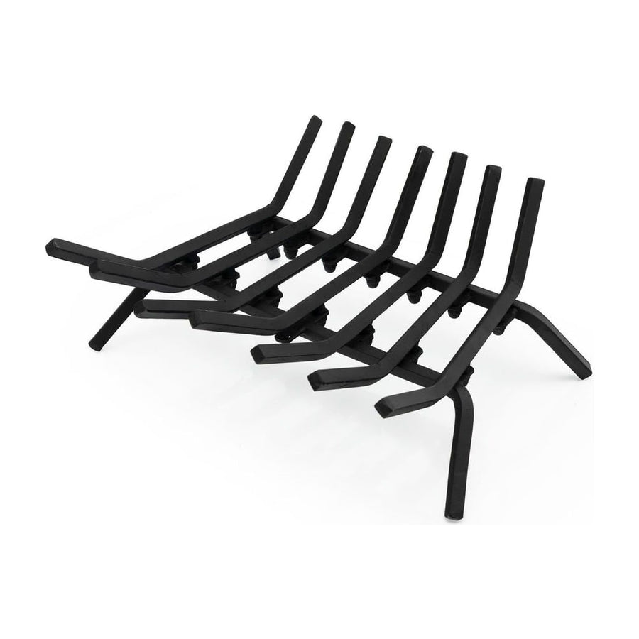 Outdoor Grill Fireplace Log Grate Holder with 7 Steel Bars-S