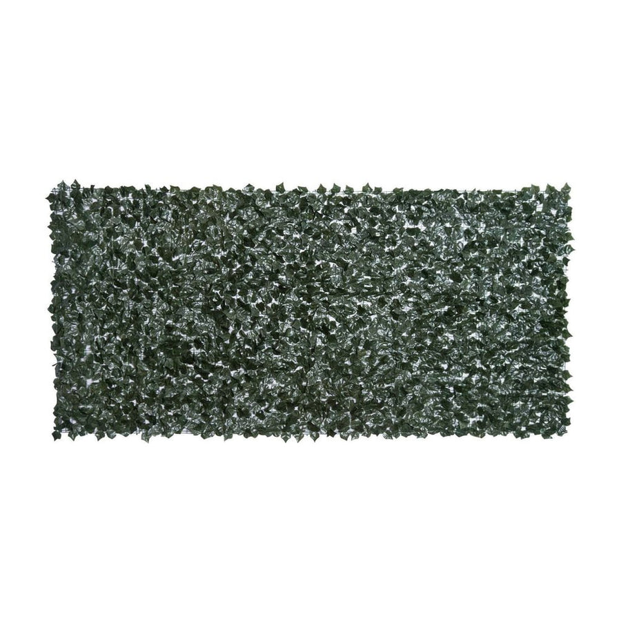 Outsunny 1-Piece Artificial Leaf Hedge Screen Privacy Fence Panel for Garden Outdoor Indoor Decor, Dark Green, 3M x 1.5M