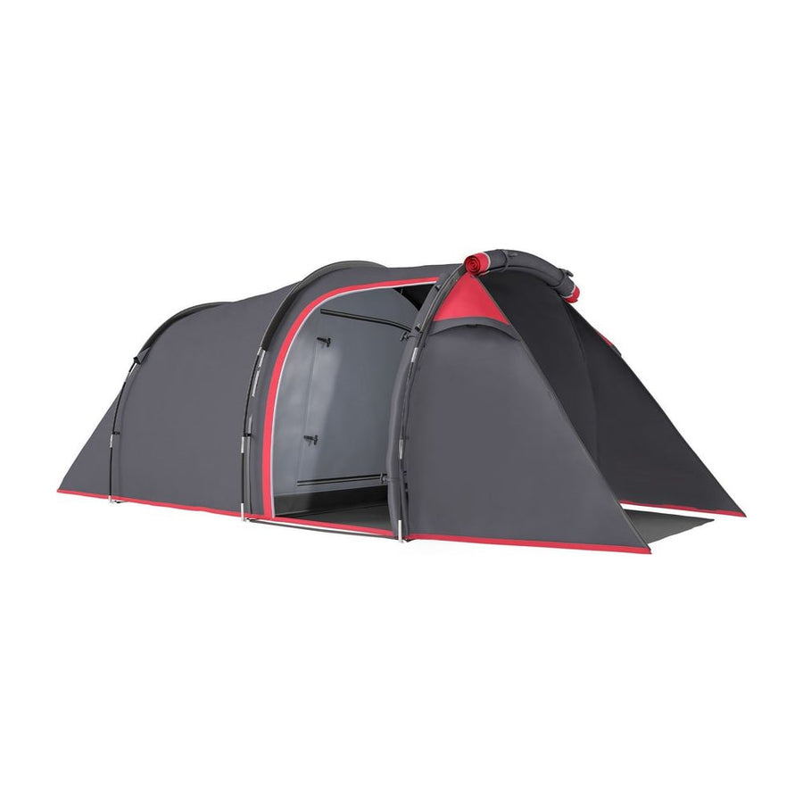 Outsunny 2-3 Person Tunnel Tent with Sewn-in Groundsheet, Air Vents, Rainfly, 2000mm Water Column, Camping Tent with 1