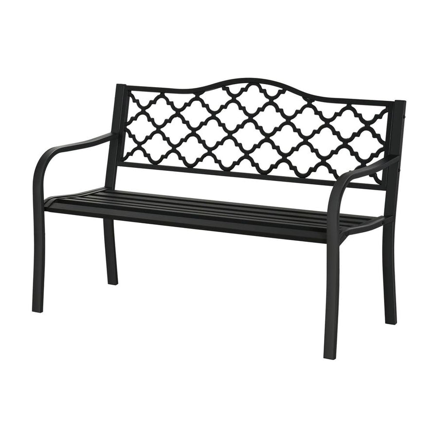 Outsunny 2-Seater Garden Bench Antique Loveseat for Yard