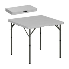 Outsunny 34/74cm Folding Camping Table in Grey