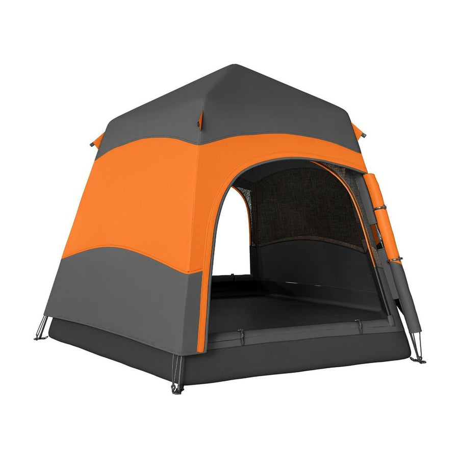 Outsunny Double Layer Instant Pop Up Tent with Rainfly, Portable Camping Shelter with Sewn-in Groundsheet and Carry Bag