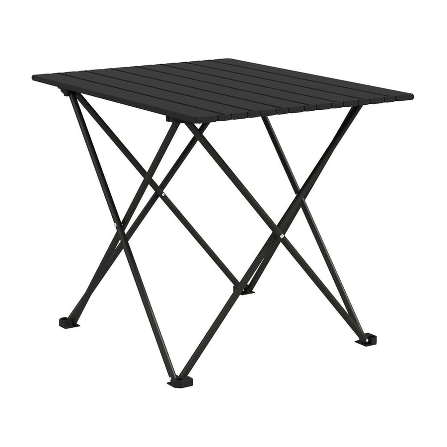Outsunny Folding Camping Table, Lightweight Metal Picnic Table with Carry Bag, Foldable Table for Outdoor Camping, Picnic