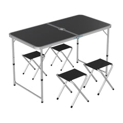 Outsunny Four-Person Foldable Aluminium Picnic Set