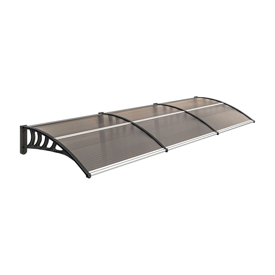 Outsunny Front Door Canopy, Outdoor Awning, Rain Shelter, 303 x 96cm , Brown