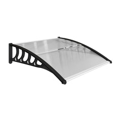 Outsunny Front Door Canopy, Outdoor Awning, Rain Shelter for Window, Porch and Front/Back Door, 103 x 96.5 cm, Clear