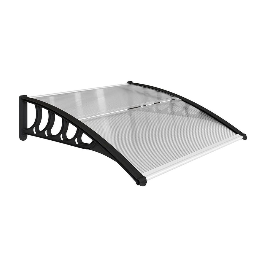 Outsunny Front Door Canopy, Outdoor Awning, Rain Shelter for Window, Porch and Front/Back Door, 103 x 96.5 cm, Clear