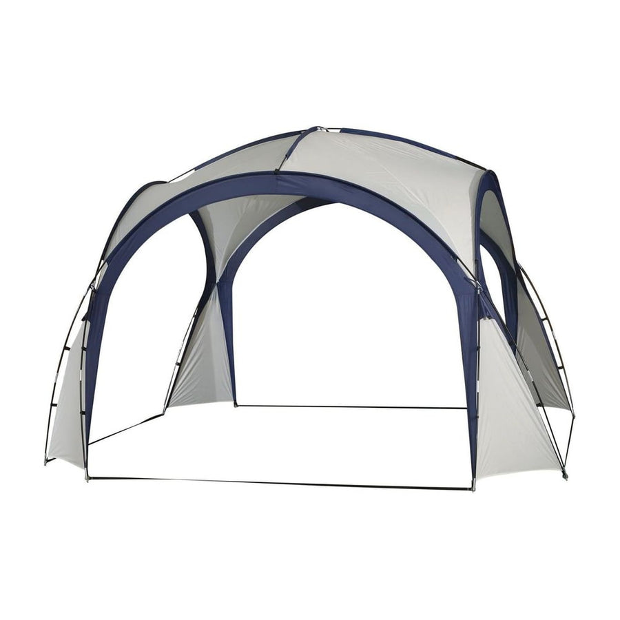 Outsunny Gazebo Party Tent, 3.5x3.5m-Cream/Blue