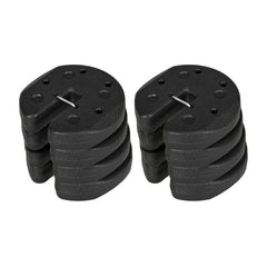 Outsunny Gazebo Weights Set of 8, 24KG Weights for Gazebo Legs with Reinforce Pins and Carry Belt, for Gazebos Shelters