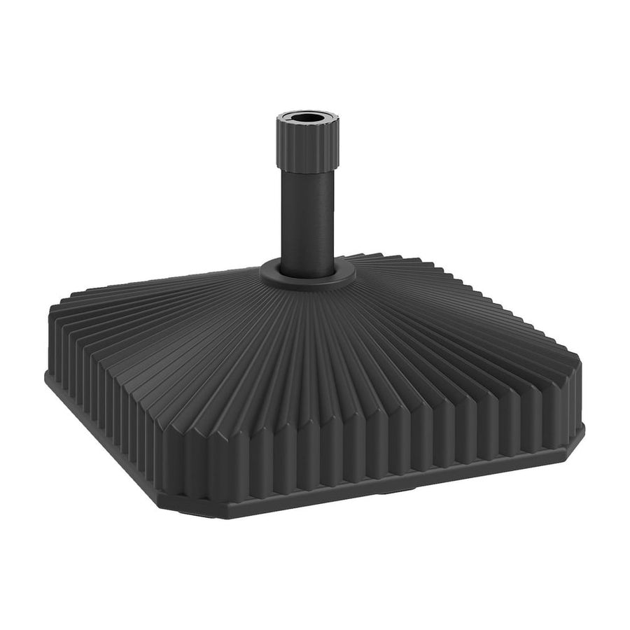 Outsunny Patio Umbrella Stand, Heavy Duty Outdoor Parasol Base, Sand/Water Filled, Black