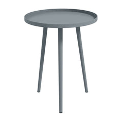 Outsunny Round Garden Coffee Table in Grey