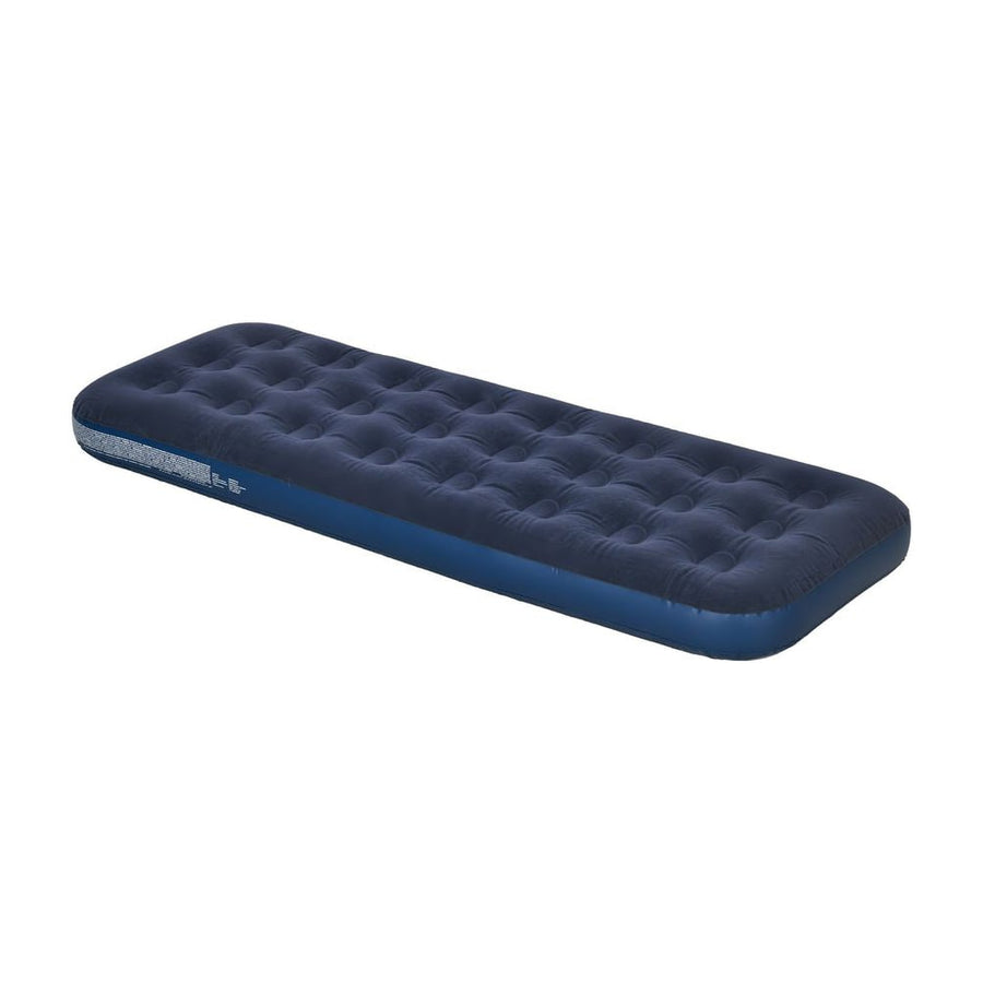 Outsunny Single Air Bed with Hand Pump, Inflatable Mattress with Flocked Surface for Guest, Camping, Travel, 191 x 73 x 22cm