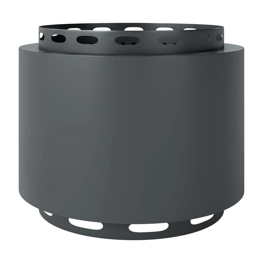 Outsunny Smokeless Fire Pit in Dark Grey