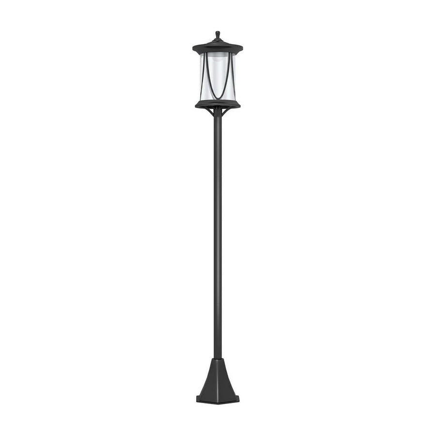 Outsunny Solar Lamp Post Light, 1.3 M LED Outdoor Street Light, Waterproof IP44 for Patio, Garden, Pathway, Cool White