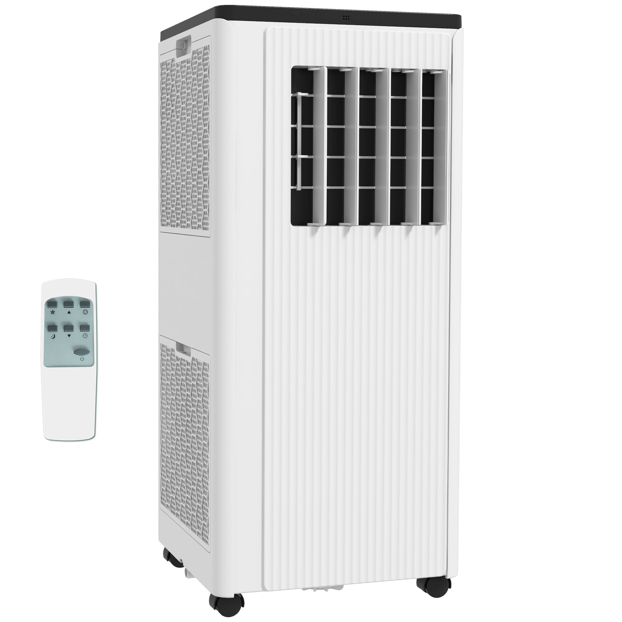 HOMCOM 7,000 BTU App-Controlled Mobile Air Conditioner, 15m√Ç¬≤ Radius - White