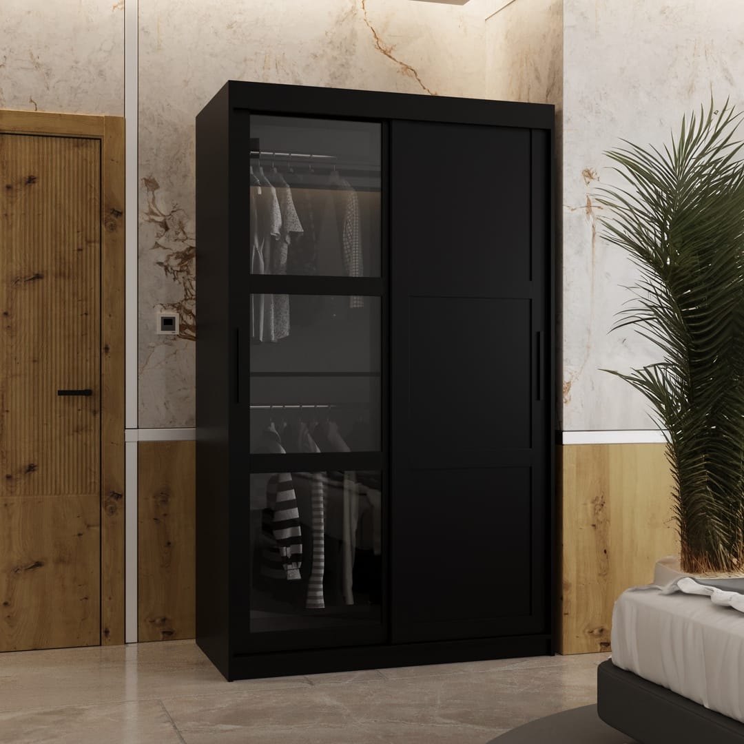 Parma III Sliding Door Wardrobe 120cm