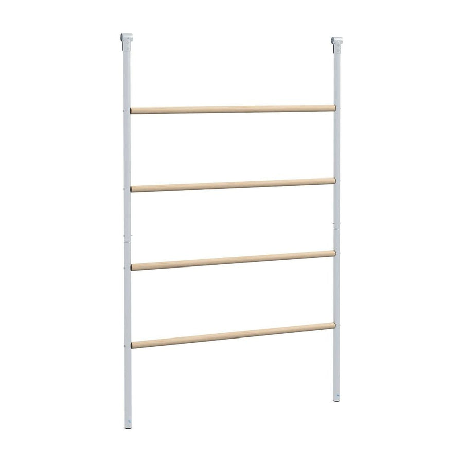 PawHut Chicken Perch for Coop, Wooden and Galvanised Steel Roosting Bar Jungle Gym, Chicken Roosting Ladder for Backyard Farm
