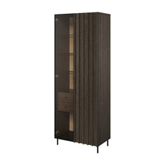 Piemonte PE-02 Tall Display Cabinet 73cm