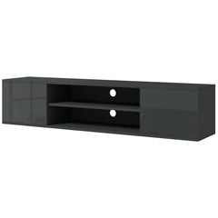 HOMCOM Floating TV Stand Cabinet in Grey
